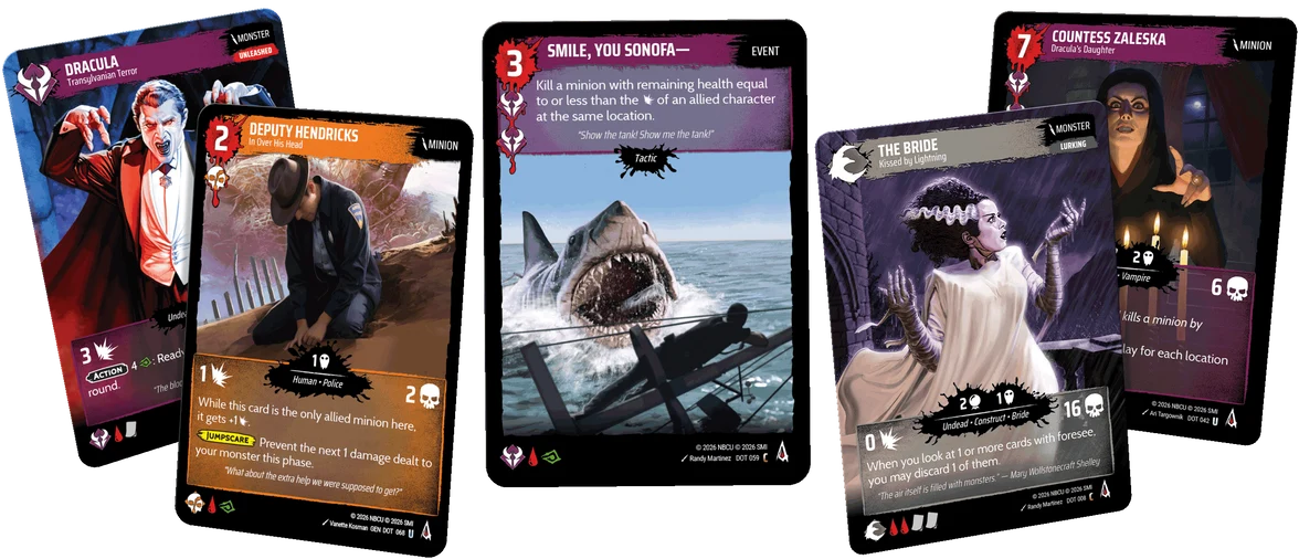 Um Lugar Silencioso e Sorria ganham cartas em jogo de terror