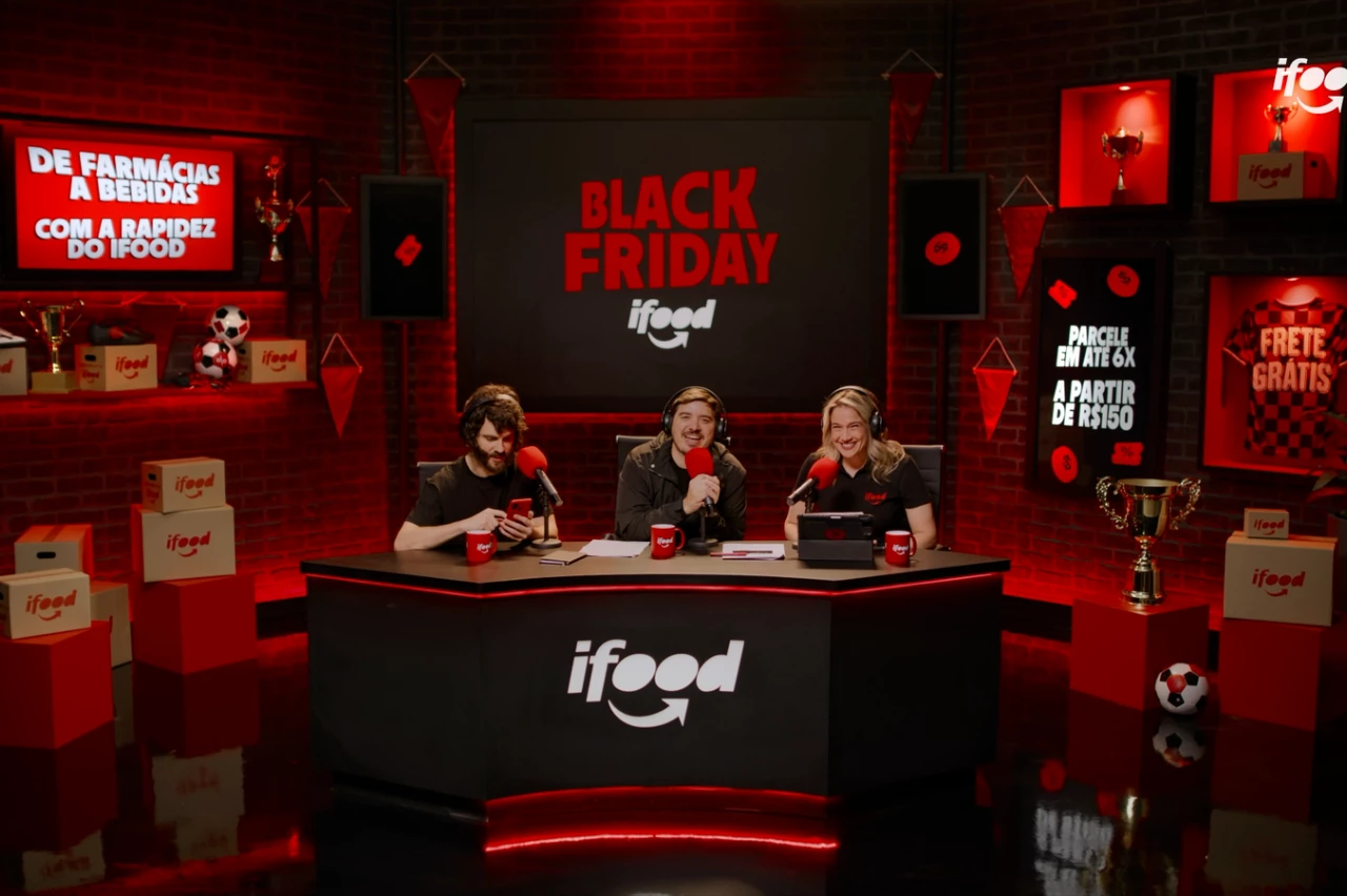 iFood leva trio da CazéTV ao Jornal Nacional na Black Friday